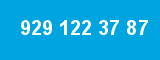 929 122 37 87 929 122 37 87